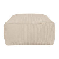 SITZHOCKER - 1 Person - stoff - beige Noumara - Beige, Textil (70/35/70cm) - Vente-Unique