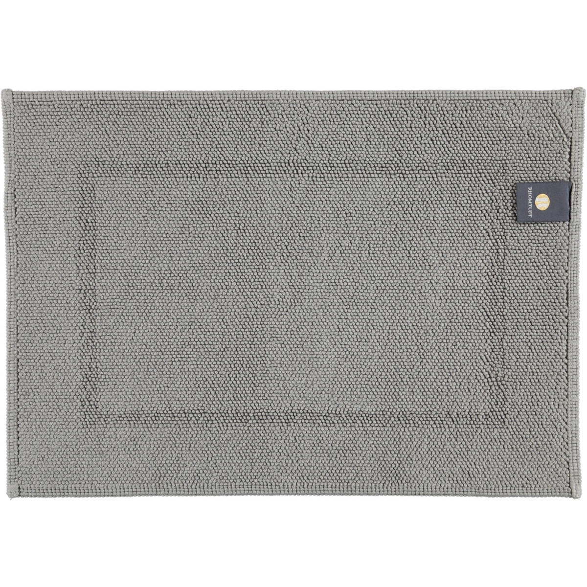 BADEMATTEN PEARL KIESEL - 85 - Grau, Textil (50/70cm) - Rhomtuft