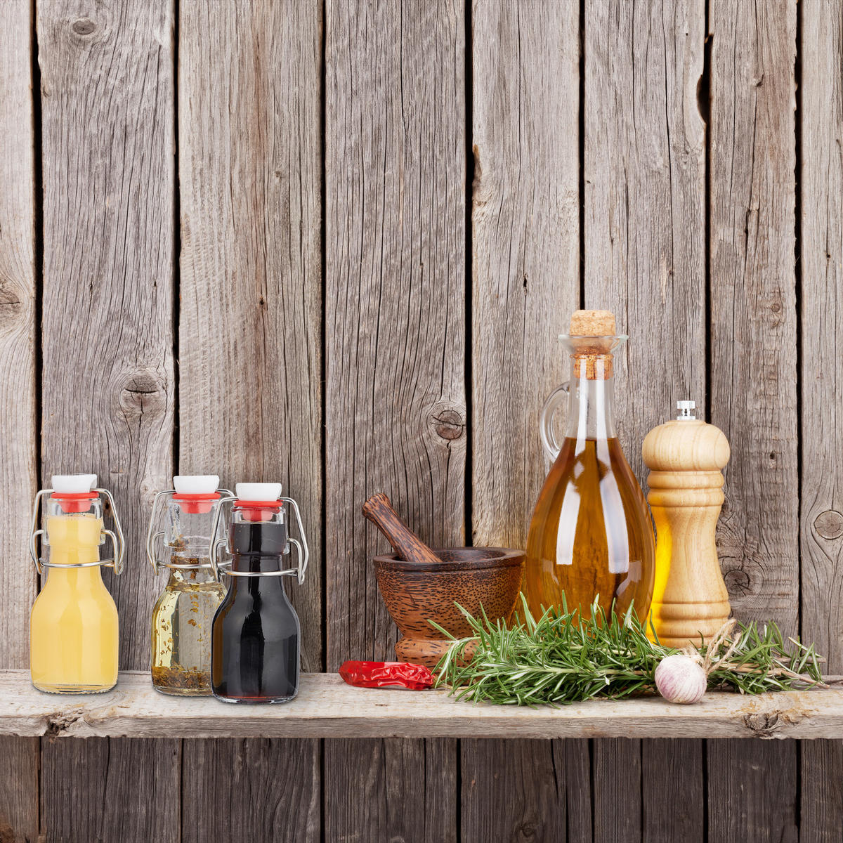 FLASCHEN Set - Transparent, Glas/Kunststoff (5/11.5/4.5cm) - Relaxdays