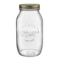 AUFBEWAHRUNGSGLAS Mason's - Transparent, Glas/Metall (11/21/11cm) - Butlers