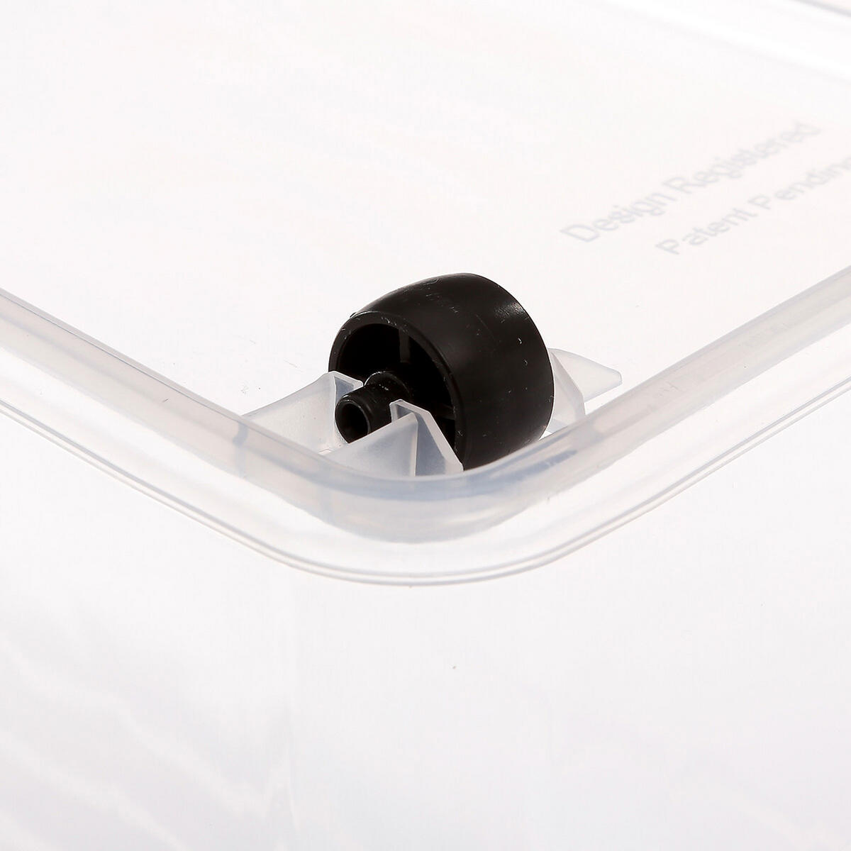 AUFBEWAHRUNGSBOX Clip N Box, mit Rollen, PP-Kunststoff, Transparent, 40 Liter - Transparent, Kunststoff (39/25.5/58cm) - 5five Simply Smart