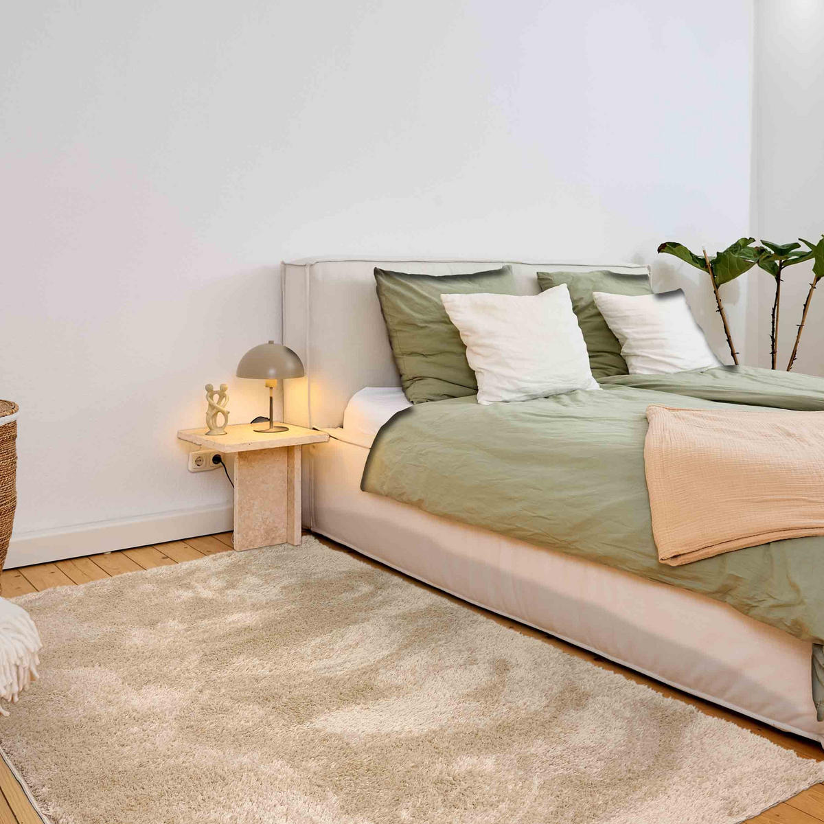 HOCHFLORTEPPICH PAULIE - Beige, Textil (120/180cm) - Astra