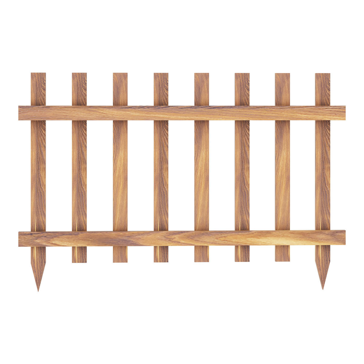 BEETEINFASSUNG-SET 2 TLG. Bindow - Naturfarben, Holz (100/75/3.5cm) - [en.casa]