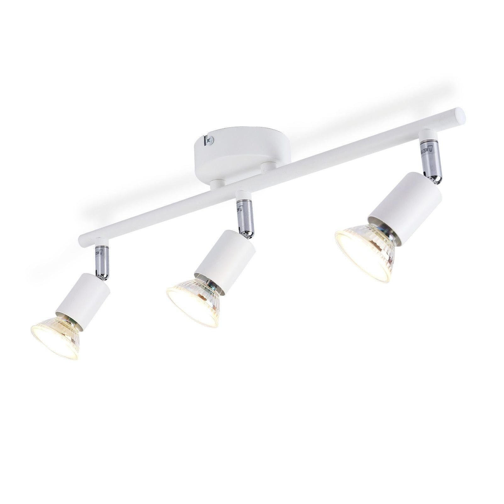 STRAHLER Flensburg 3-flammig 40/8/13.5 cm - Weiß, Metall (40/8/13.5cm) - Nettlife