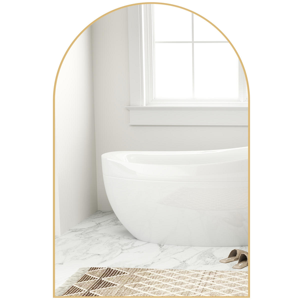WANDSPIEGEL Goldfarben 60/3/90 cm - Goldfarben, Glas (60/90/3cm) - PANGIVO