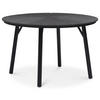 GARTENTISCH AGAPE - Schwarz, Metall (120/120/75cm) - IDIMEX