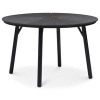 GARTENTISCH AGAPE - Schwarz, Metall (120/120/75cm) - IDIMEX