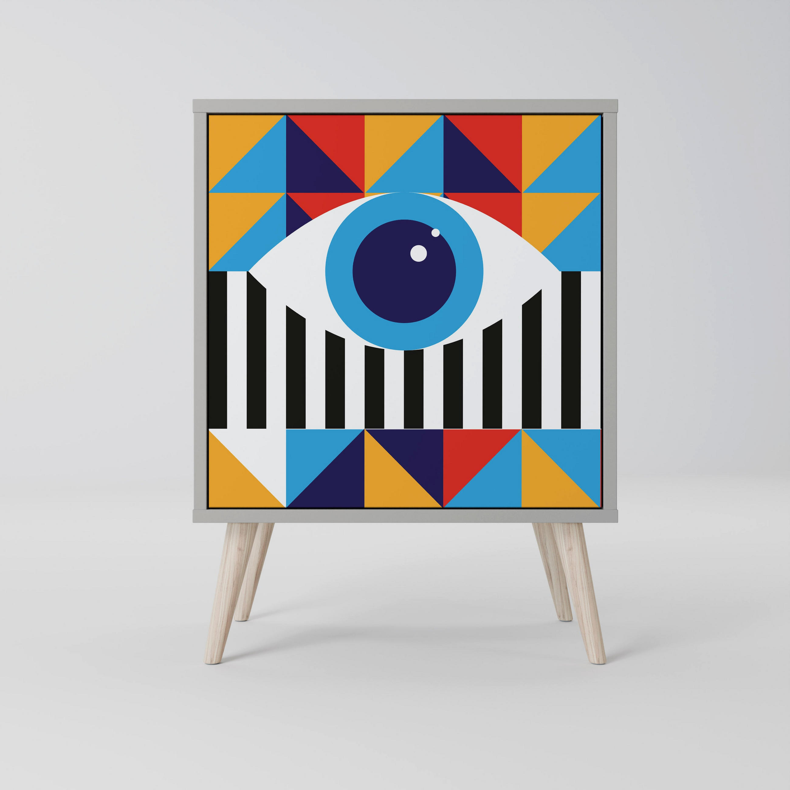 SpaceRebels Sideboard Grau 57.5x77.5x42 cm