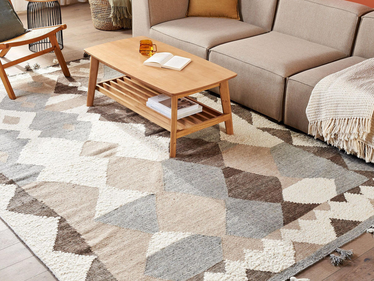 KELIM-TEPPICH Aralez 300/200 cm - Multicolor, Textil (200/300cm) - Beliani