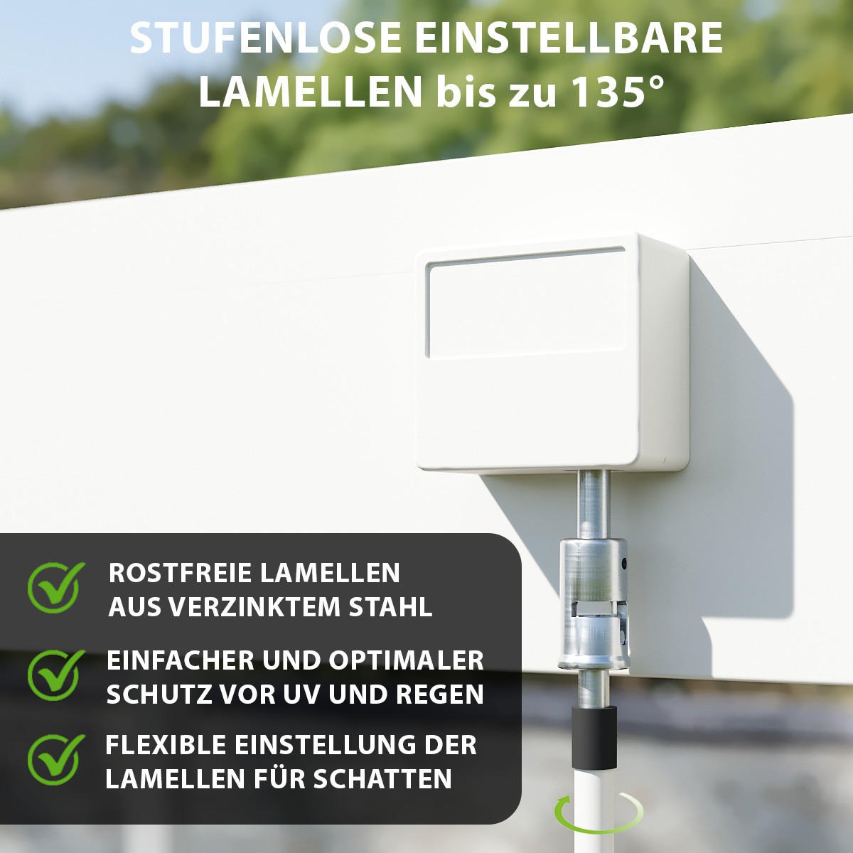 PERGOLA Classic 4 x 6 M Aluminium freistehend weiß - Weiß, Metall (400/255/600cm) - WEIDE