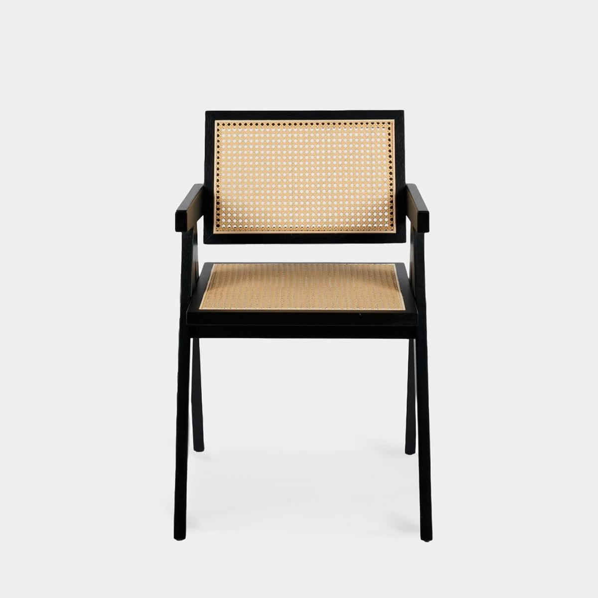 ESSZIMMERSTUHL Nelha Schwarz 51 cm x 80 cm - Schwarz, Holz (51/80/54cm)