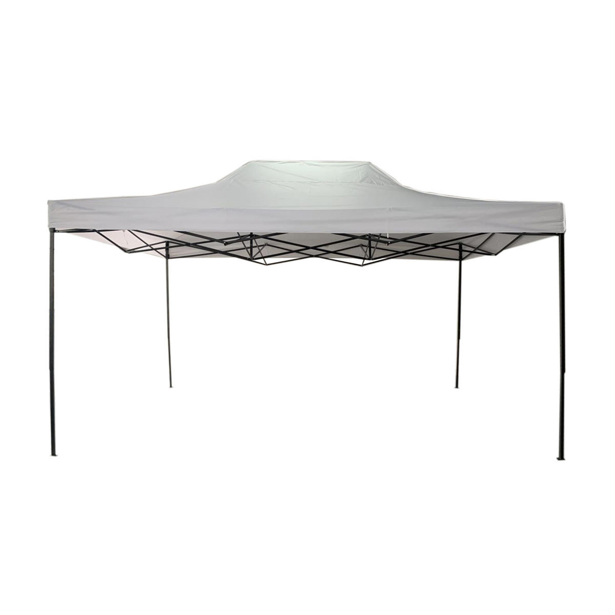 FALTPAVILLON Weiß 450/300/310 cm - Weiß, Metall (300/310/450cm) - Mobili Rebecca