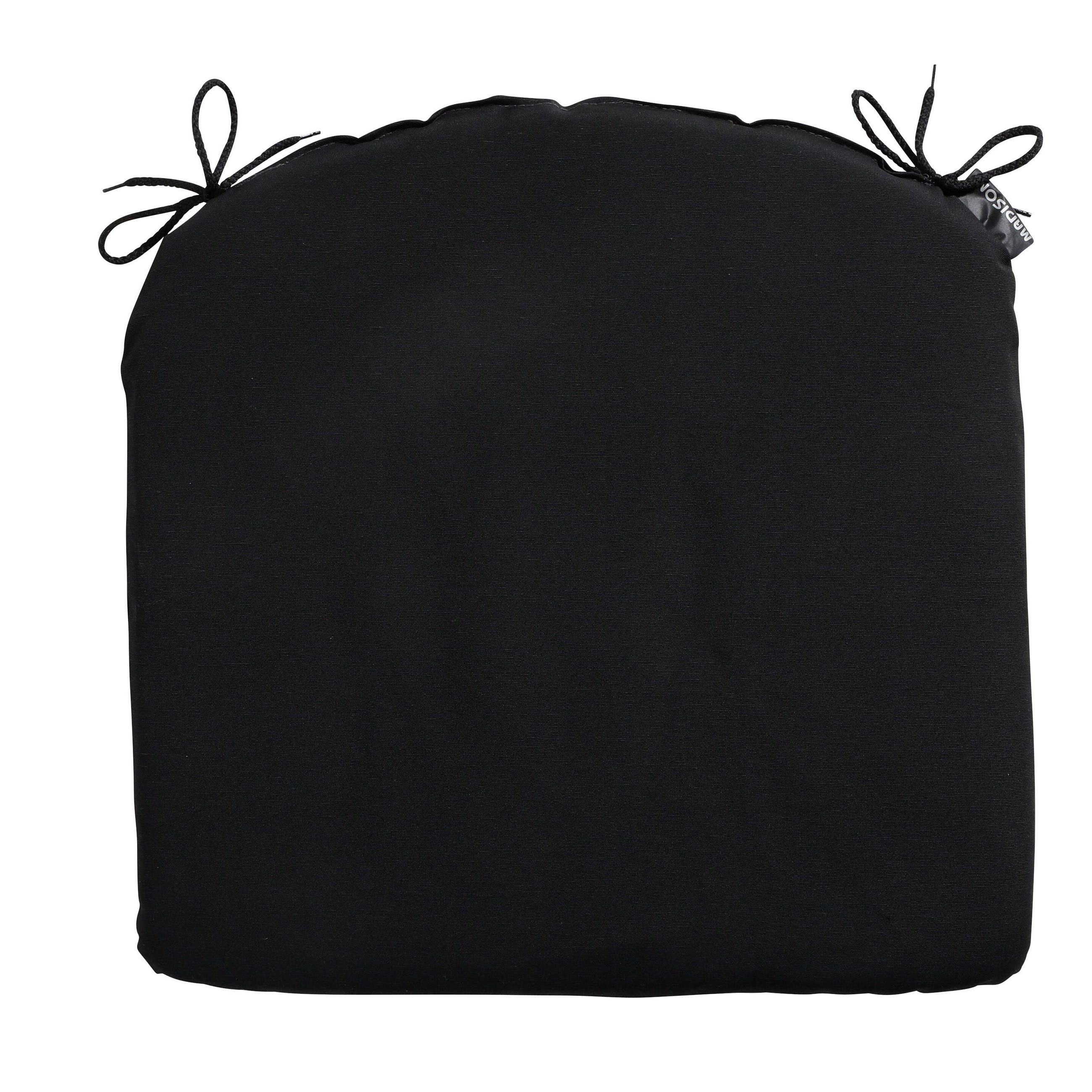 SITZKISSEN Panama 46/48 cm 4er-Set - Schwarz, Textil (48/4/46cm) - Madison