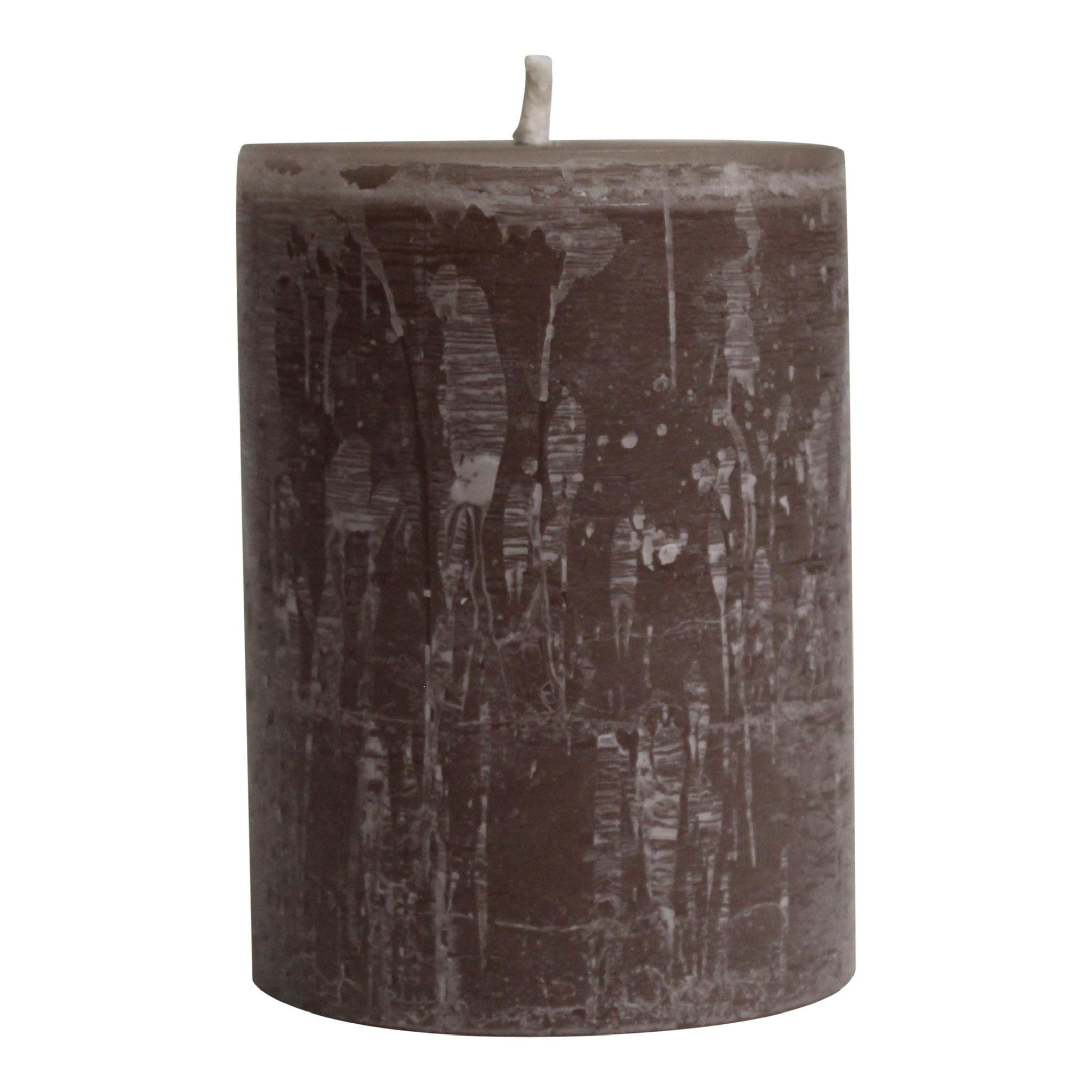 Ptmd Collection Kerze Taupe 15x20x15 cm