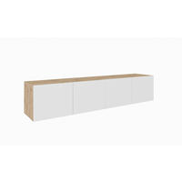 TV-SCHRANK MIO - Eiche Artisan/Weiß, Holzwerkstoff (200/41/40cm) - Meblini
