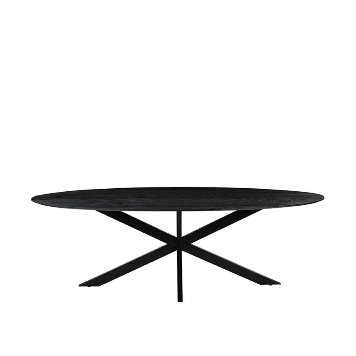 ESSTISCH James Schwarz 100/240/76 cm - Schwarz, Holz (100/240/76cm) - LABEL51