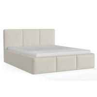 POLSTERBETT FOXY 140/200 in Boucle Ecru - Ecru, Holz/Holzwerkstoff (140/200cm) - Deine Möbel 24