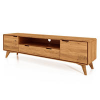 GREG HIFI-SCHRANK Wildeiche - Wildeiche, Holz (180/48/40cm) - byoak