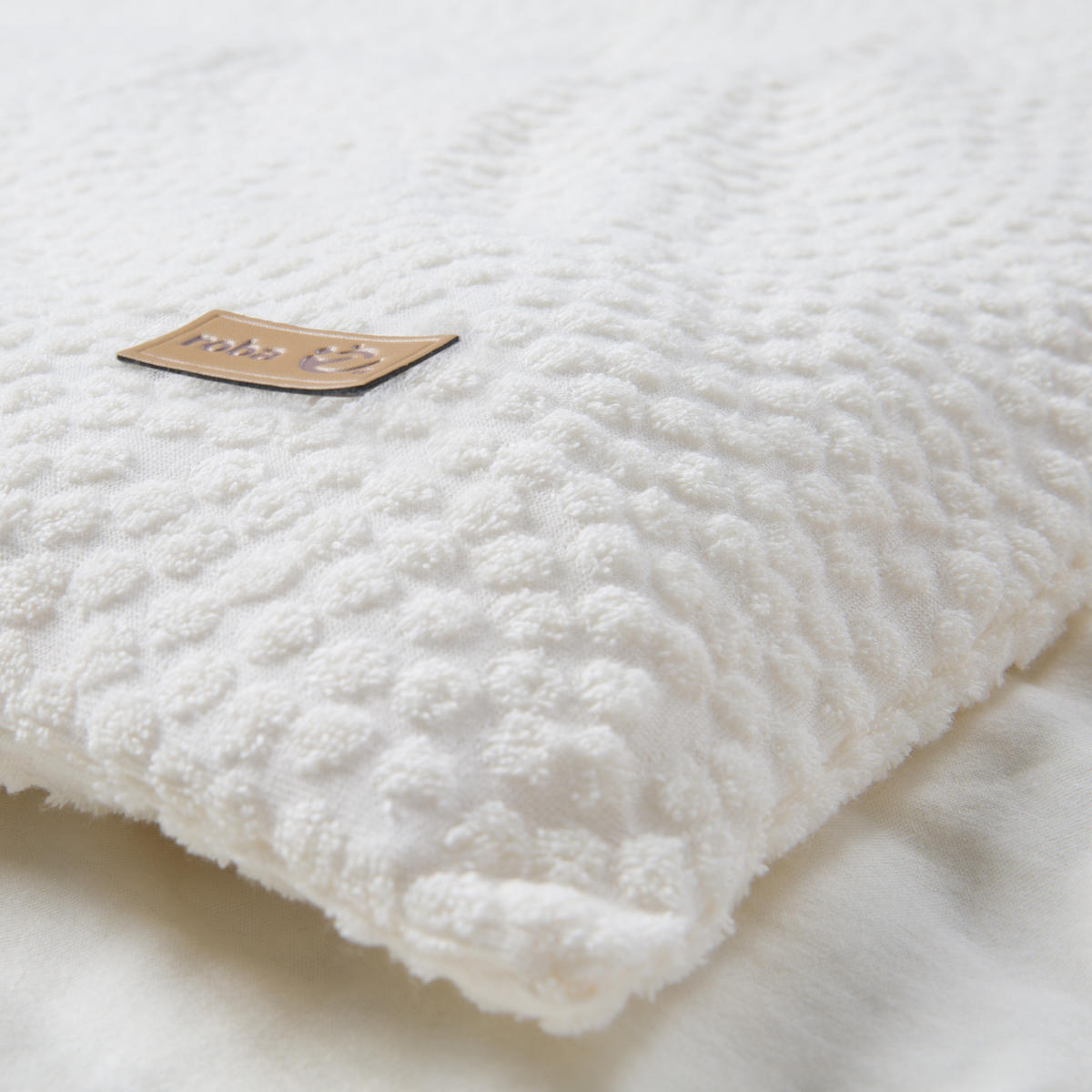 WIEGENBETTWÄSCHE 80x80 cm Seashells oyster - Weiß, Textil (80/80cm) - Roba