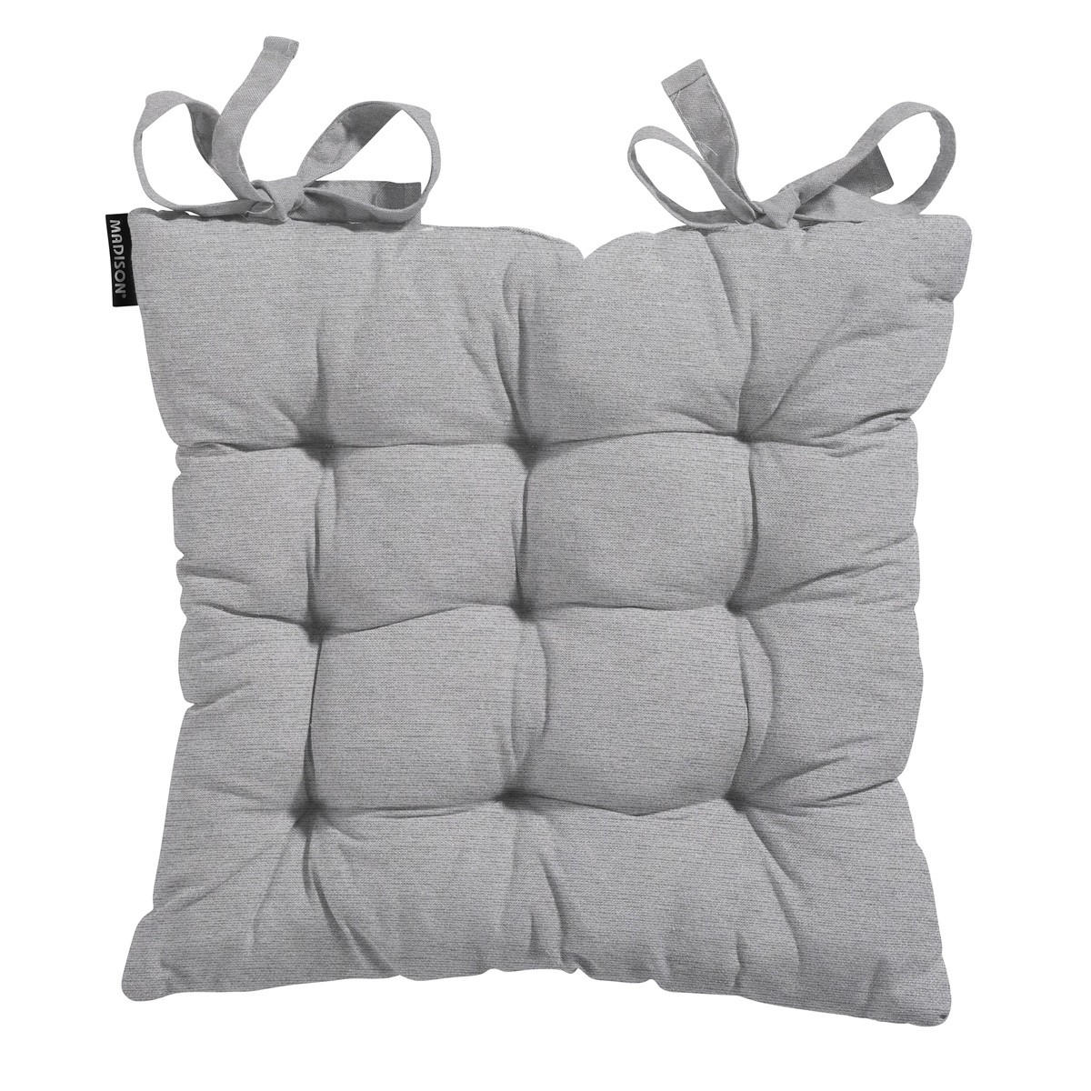 SITZKISSEN Neapel 46/46 cm 4er-Set - Grau, Textil (46/8/46cm) - Madison