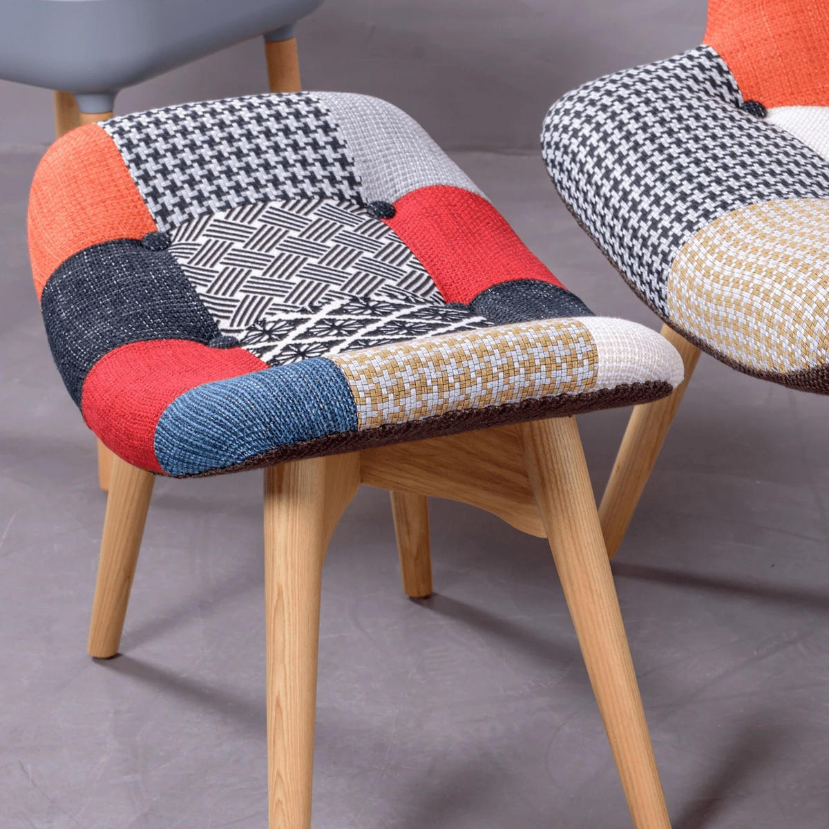 SESSEL Polyester Multicolor - Multicolor, Textil (70/95/75cm) - Nest Dream