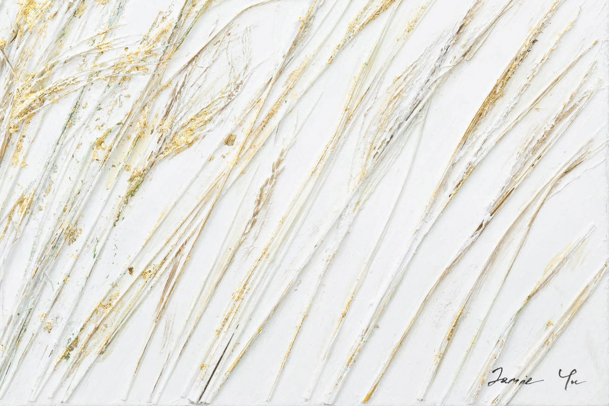 ACRYLBILD HANDGEMALT 100/75 cm - Beige, Holz/Textil (100/75cm) - KUNSTLOFT