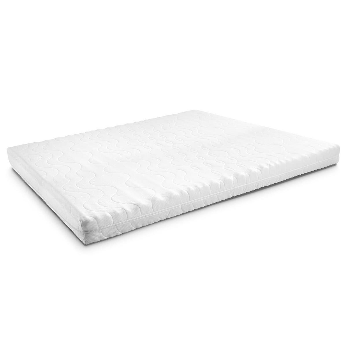 KALTSCHAUMMATRATZE Premium 200x200 cm - Weiß, Textil (200/200cm) - CloudComfort