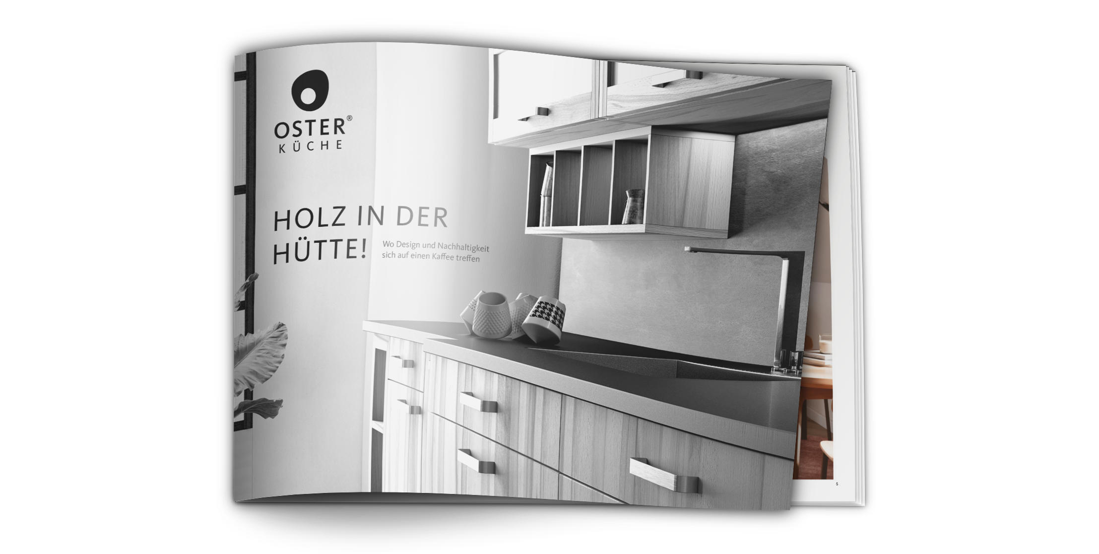 OSTER Küche - Holz in der Hütte.