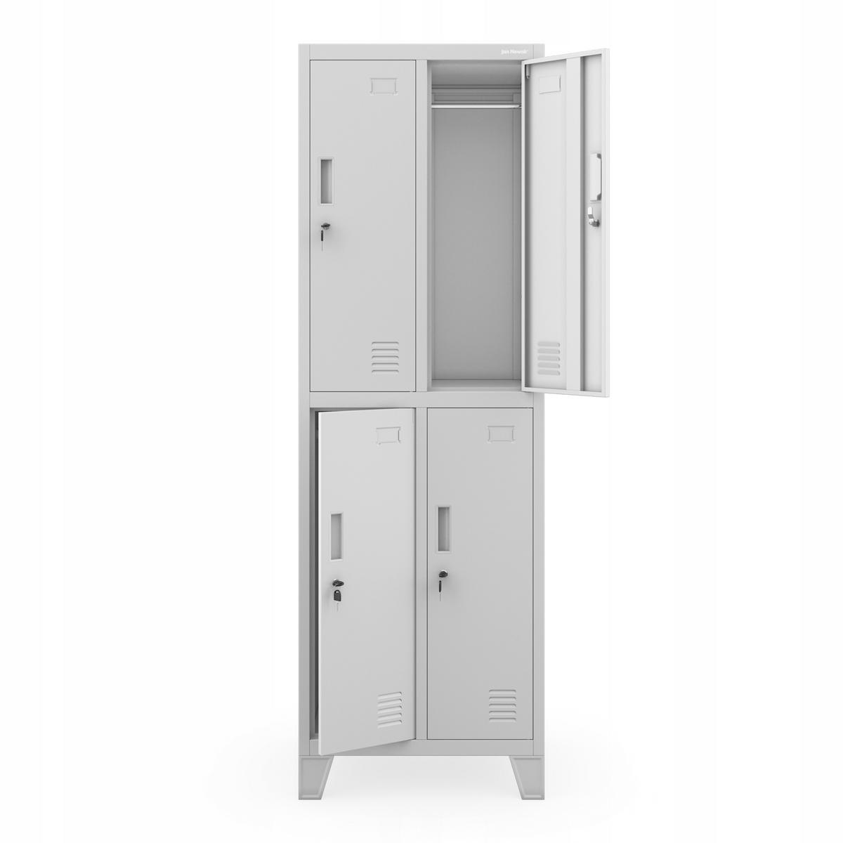 ARBEITSSCHUTZSCHRANK BARTEK 2 Plus - Grau, Metall (56/172/45cm) - Jan Nowak