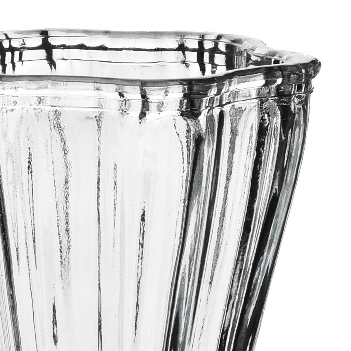 VASE Serenite Transparent Glas - Transparent, Glas (26cm) - Mondex