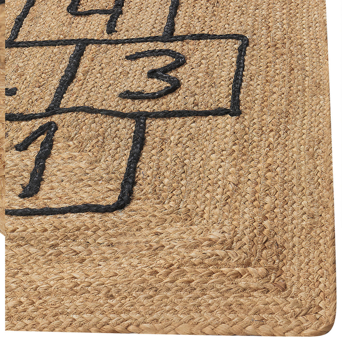 BARNMATTA naturfärgad 150/60 cm jute Tavasa - Naturfärgad, Textil (60/150cm) - Beliani