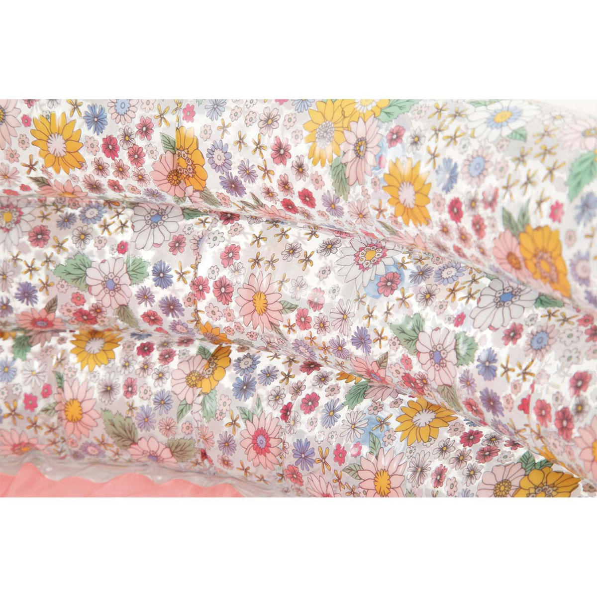 PLANSCHBECKEN POOL Blumen 86 x 25 cm - 58427 - Rosa, Textil (86/25cm)