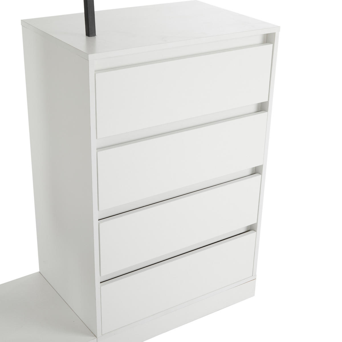 KLEIDERSCHRANK Weiß Set Sideboard Kleiderstange 140cm - Weiß, Holzwerkstoff (140/135/40cm) - FLIEKS