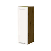 HÄNGESCHRANK Oslo W4/30 Eiche Artisan / Weiß Matt 30 / 32,5 / 96cm - Eiche Artisan/Weiß, Holz/Holzwerkstoff (30/96/32.5cm) - Feldmann-Wohnen