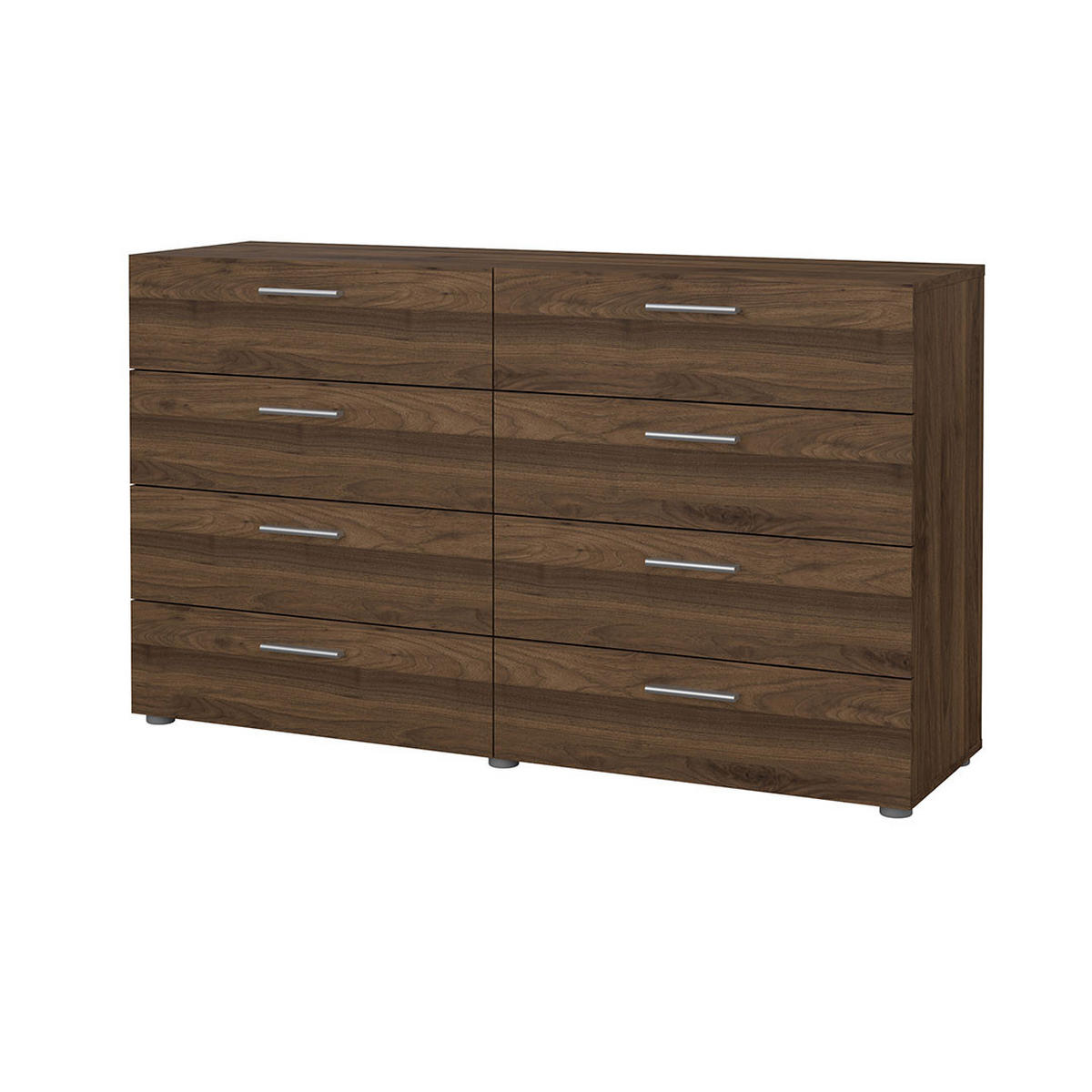 KOMMODE, Pepe, Nussbaum, Holzwerkstoff, 140 x 40 x 82 cm - Nussbaumfarben, Holzwerkstoff (140/82/40cm) - ebuy24