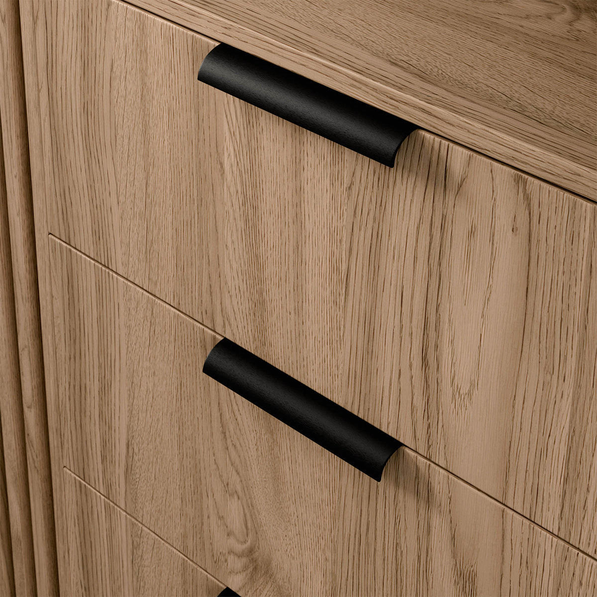 KOMODA Esteban Les - rjava, leseni material (150/72/40cm) - Petits-meubles