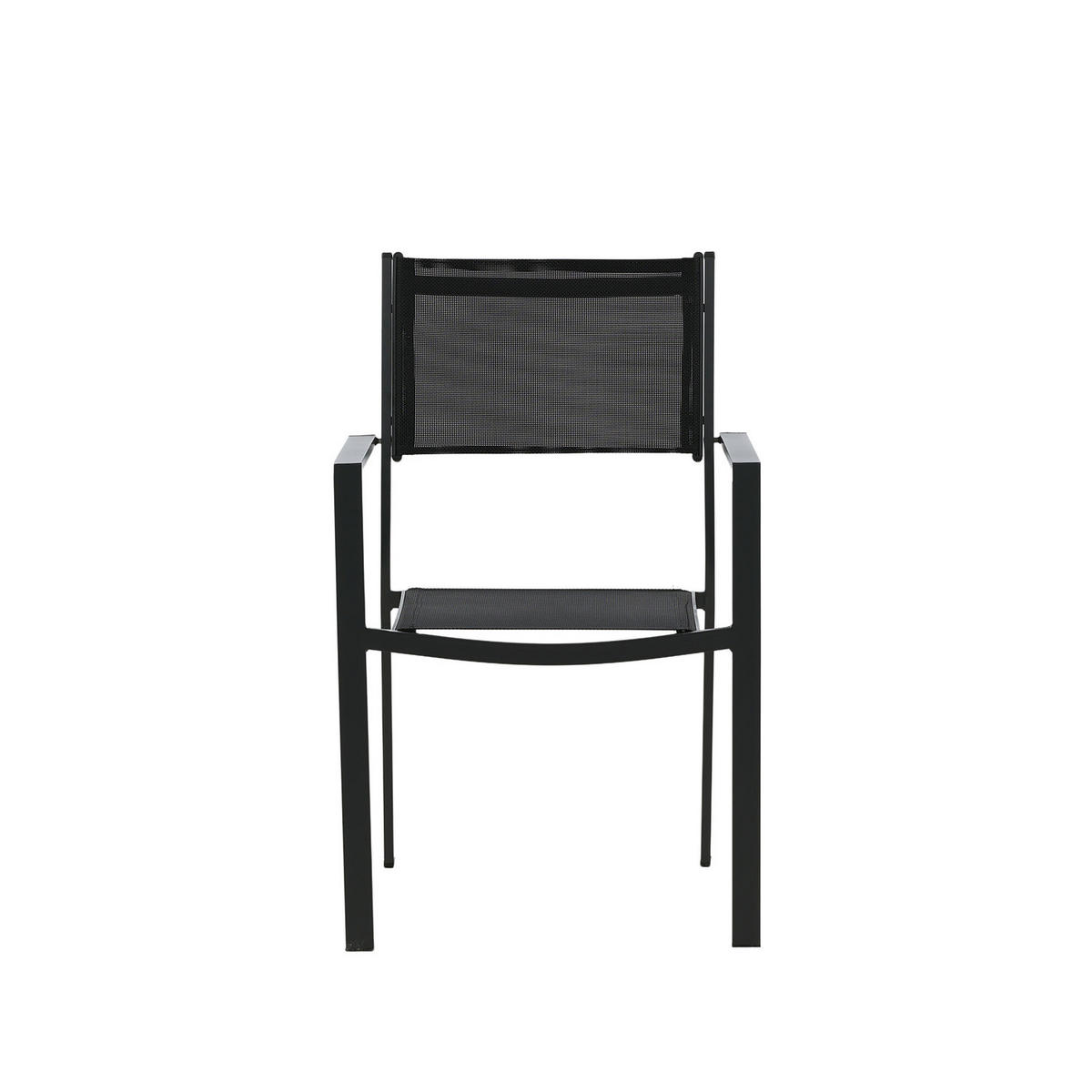 GARTENSTUHL - Schwarz - Schwarz, Kunststoff (57/88/61cm) - home24