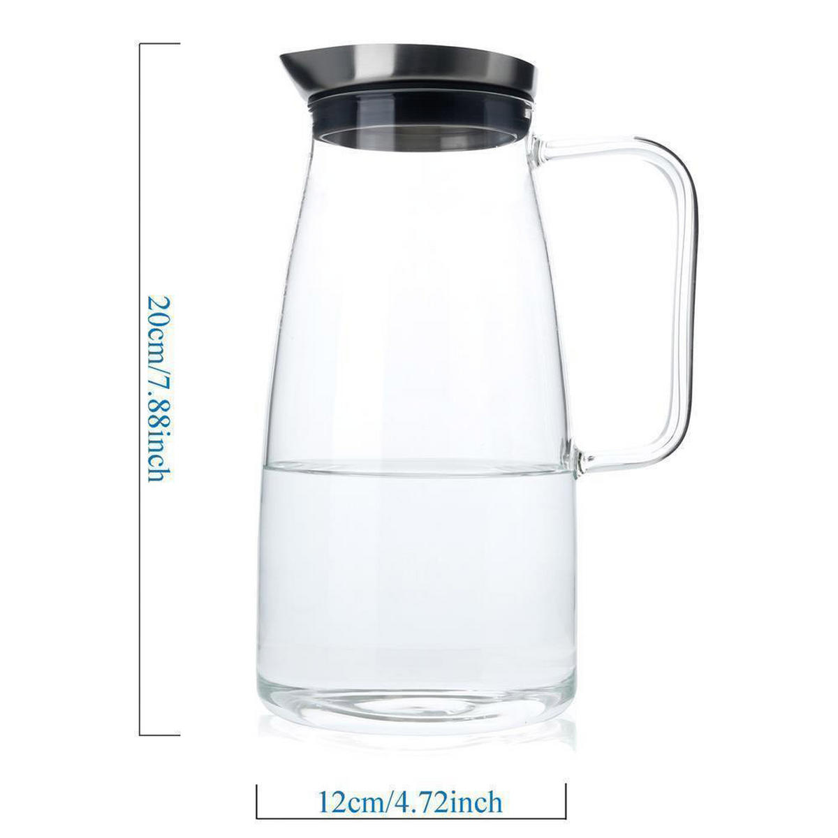 KARAFFE - Transparent, Glas (1.2L) - Intirilife