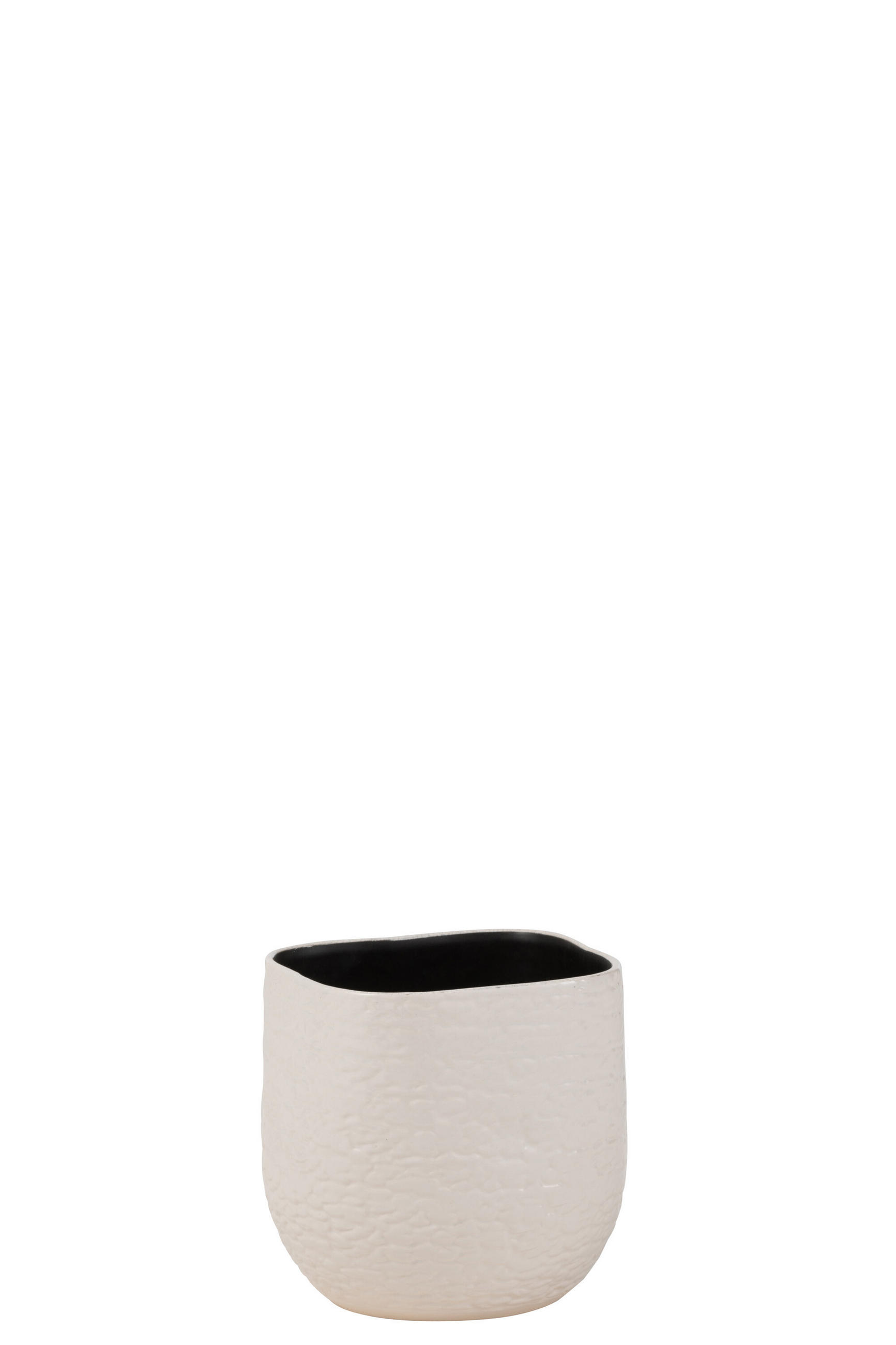 BLUMENTOPF AUDREY - Töpferei - Weiß - M - Ø 22,5 cm - Weiß, Keramik (22.5/20.5cm) - J-Line