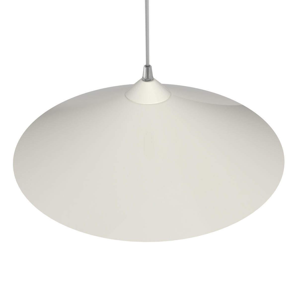 HÄNGELEUCHTE Chapeau - Weiß, Metall (40/40/10cm) - Lumicom