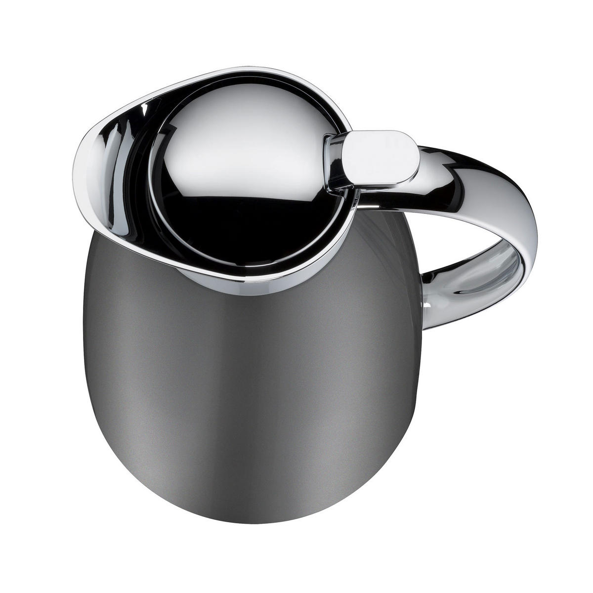 ISOLIERKANNE GUSTO space grey polished 1 L - Grau, Metall (1L) - Alfi