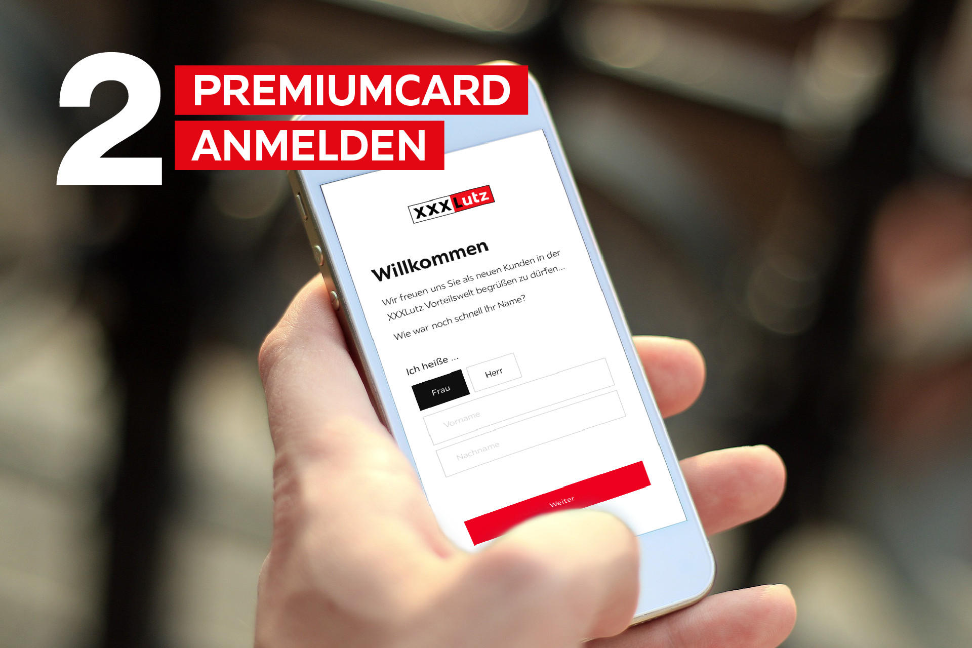 Premiumcard anmelden