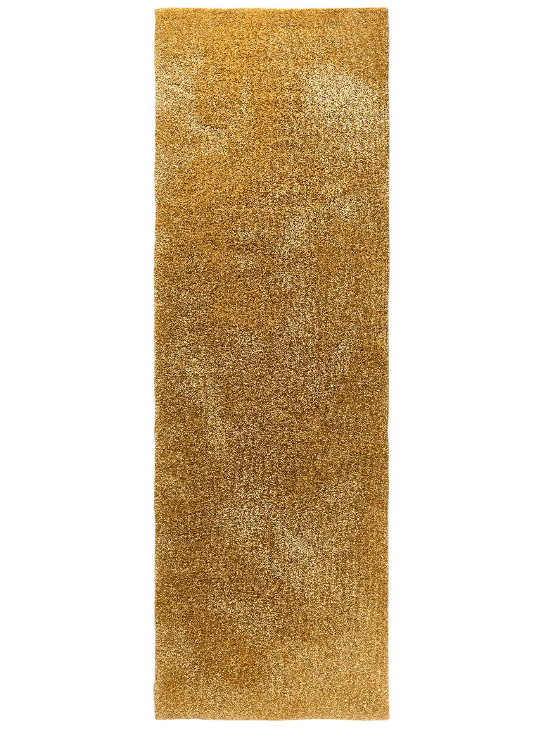 HOCHFLORTEPPICH Melvin waschbar 80/250 cm - Gelb, Kunststoff (80/250cm) - benuta Nest