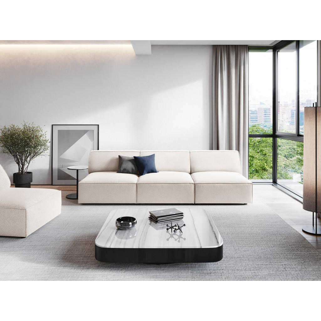 Thumbnail - Micadoni Sofa, Beige, Textil, 3-Sitzer, 102x70x240 cm, Hergestellt in Europa, Wohnzimmer, Sofas & Couches, Sofas, 3-Sitz...