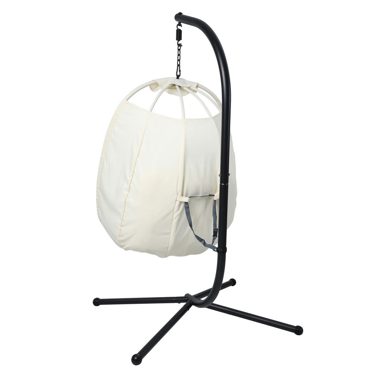 HÄNGESESSEL NELLY Beige - Beige, Metall (105/195/105cm) - SVITA