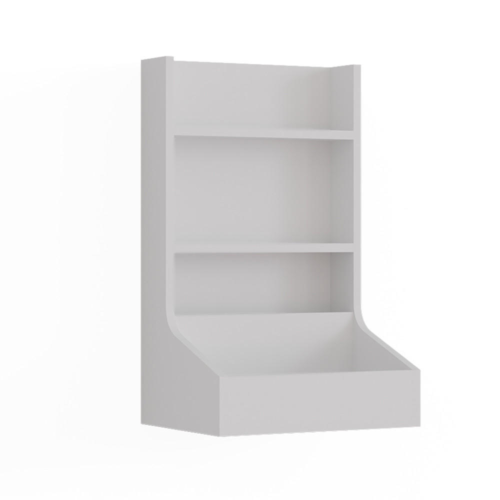 Vicco PŘÍBORNÍK Sherry Bílá 40 x 65 cm se 3 úložnými přihrádkami