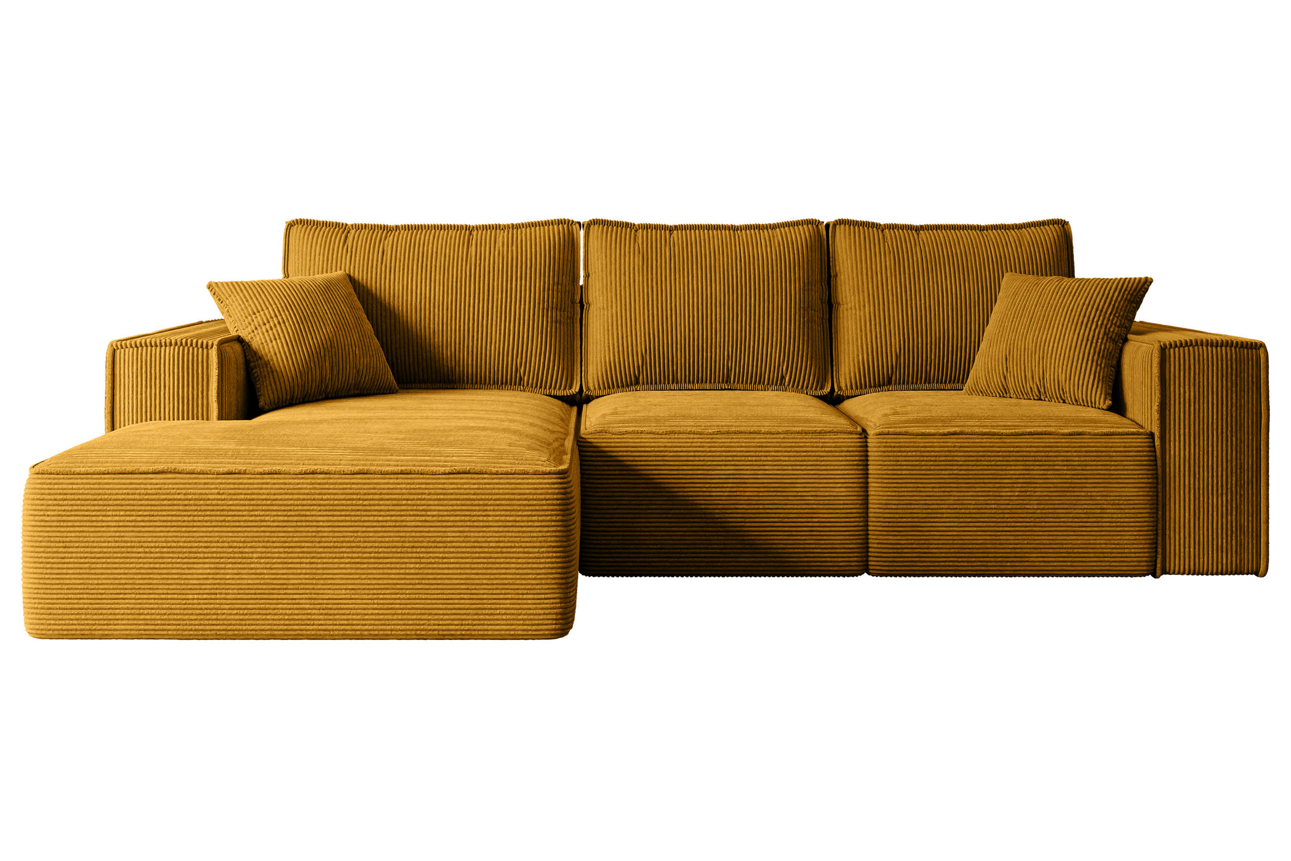 Altdecor Ecksofa Currygelb 266x161 cm