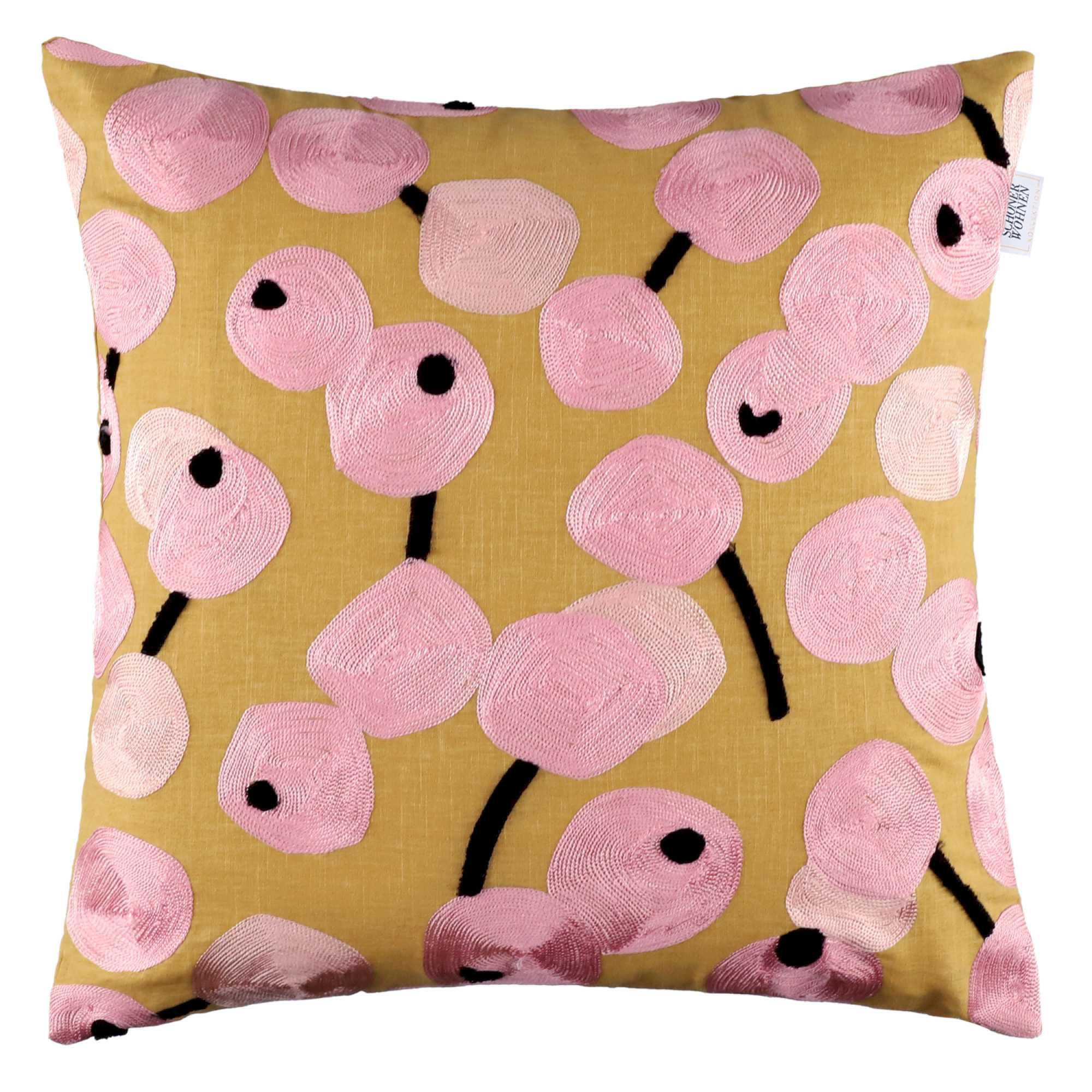 KISSENHÜLLE JUICY - Cognac, Naturmaterialien (45/45cm) - Schöner Wohnen