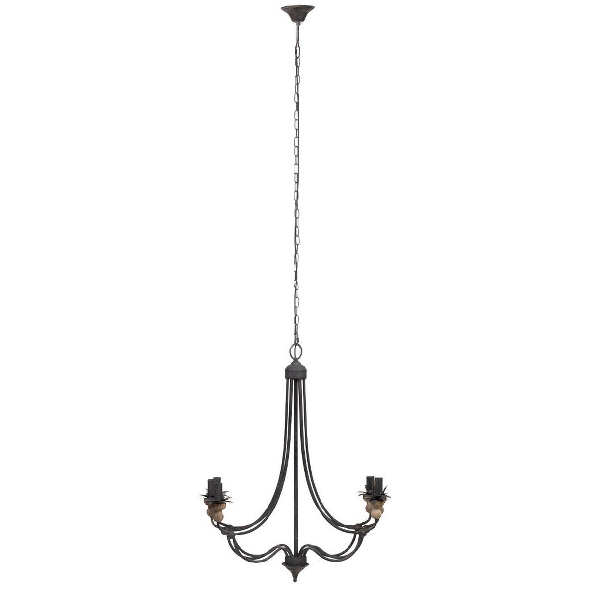 HÄNGELEUCHTE aus Metall D69x86 Cm - Schwarz, Metall (69/69/86cm) - Wanderlust