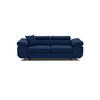 SOFA 2-SITZER MIT SCHLAFFUNKTION RIGATTO Dunkelblau - Dunkelblau, Textil (100/71/209cm) - Mebligo